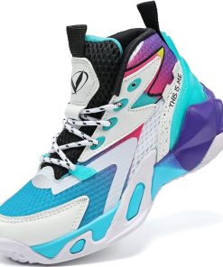 Alternative view of VITUOFLY Kids Basketball Shoes Boys Sneakers Girls Mid-top Sports Shoes