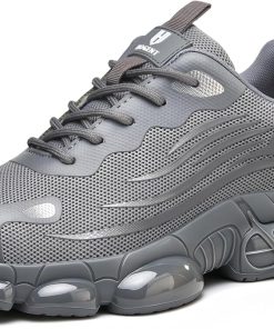 Alternative view of Hogent Steel Toe Shoes for Men, Cushioned Safety Work Sneakers
