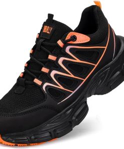 Alternative view of Hogent Steel Toe Shoes for Men Women - Non Slip & Lightweight Work Shoes