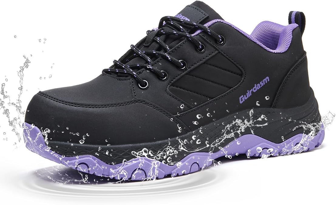 Women's Wide Steel Toe Waterproof Work Shoes - Image 2