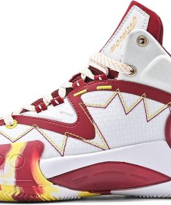 Alternative view of ASHION Boys' Basketball High Top Non-Slip Shoes
